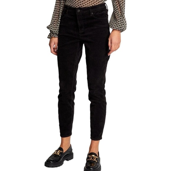 All Saints Denim - ALL SAINTS MILLER‎ CORDUROY SKINNY JEANS IN BLACK NWT WOMEN'S SIZE 27